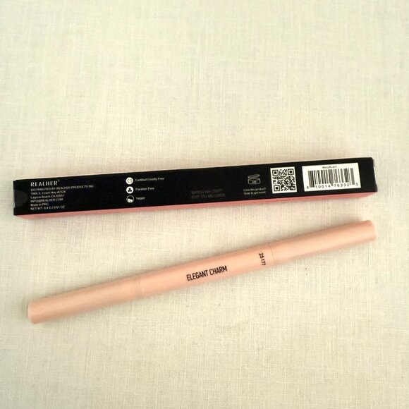 Realher Elegant Charm Lip Liner Pink Nude Full Size 2 Sided Twist Up Vegan - Picture 4 of 8
